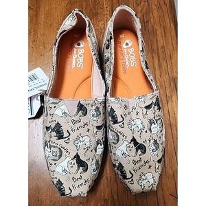 Skechers BOBS Pets Cats Dogs Slip On Shoes Womens Size 9 Memory Foam NWT